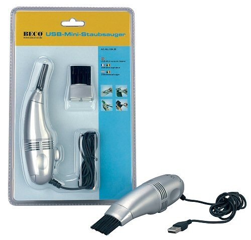 Beco USB Mini Staubsauger zum Reinigen von Tastaturen, Kameras, Mobiltelefonen, Platinen u Preisvergleich