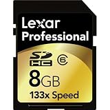 Lexar Professional Series 8 GB 133x Class 6 SDHC Flash Memory Card SD8GB-133-381