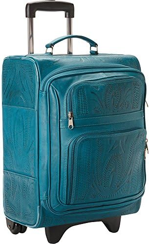 Ropin West 17" Upright Roller Bag (Turquoise)