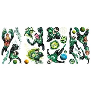 Green Lantern Peel and Stick Wall Decals