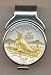 Rhode Island Two Tone Statehood Quarter Spring Loaded Money Clip