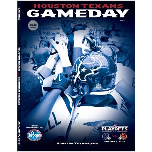 Houston Texans vs. Cincinnati Bengals 2011 Playoffs Program ()