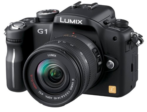 Panasonic デジタル一眼レフカメラ LUMIX (ルミックス) G1 レンズキット コンフォートブラック DMC-G1K-K　