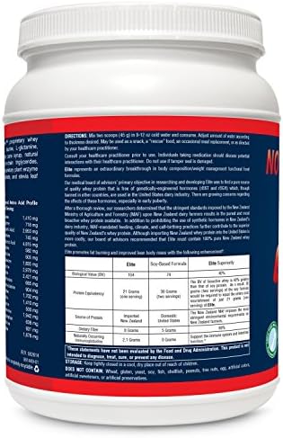 Pure Shock Elite Whey Protein (Vanilla) - Pharmaceutical Grade Nutrition | New Zealand Organic Grass Fed Whey Protein Concentrate, 100% Hormone Free, Gold Standard of Protein, L-glutamine, Glycine, Taurine, Aminogen for Absorption, Medium Chain Triglycerides, Macronutrient Ration in Every Serving.