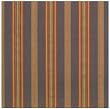 Durable Drill Weave 100% Cotton Colorful Blue and Brown Striped Tablecloth 60x60 Inches