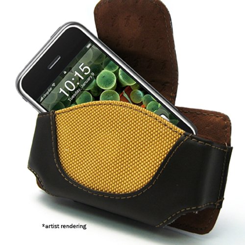 Incipio Apple iPhone 1G Leather/Nylon Ranger Case (Brown)