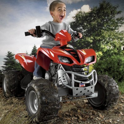 Fisher-Price Battery Powered Kawasaki KFX ATV with Monster Traction - FPC093