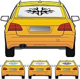 Zoom Produkt-Bild: Car-Tattoo Auto Heckscheibenaufkleber Motiv A055; Farbe Wei&szlig;