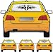 Produkt-Bild: Car-Tattoo Auto Heckscheibenaufkleber Motiv A055; Farbe Wei&szlig;
