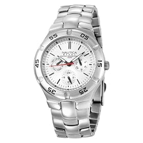 Nautica Men's N10074 Metal Round Multifunction Watch