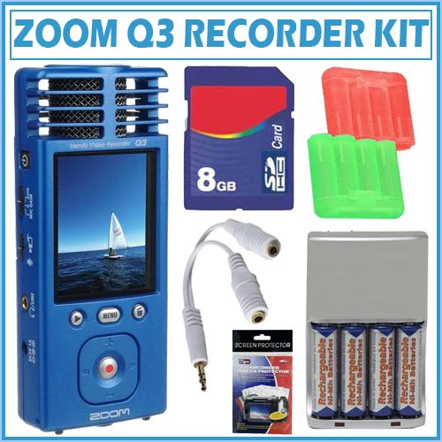 Sony Digital Camcorder Zoom Q3 Handy Video Recorder w/ High Quality