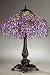 Glass Tables - Tiffany Style Stained Glass Table Desk Lamp Wisteria T1628