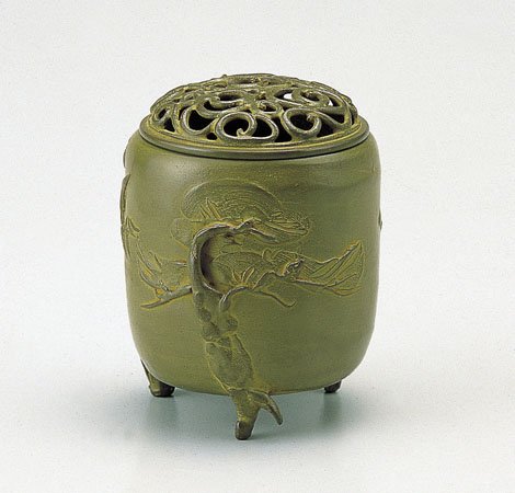 【高岡銅器】三友文 中 青銅色