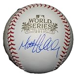 Matt Holliday Autographed Official 2011 World Series Baseball W/PROOF, Picture of Matt Signing For Us, St. Louis Cardinals, 2011 World Series, Colorado Rockies