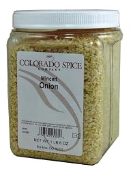 Colorado Spice Onion, Minced, 22-Ounce Jars (Pack of 2)