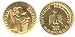 10 - Maximilian H.G.E. Minis Gold Bullion Coins