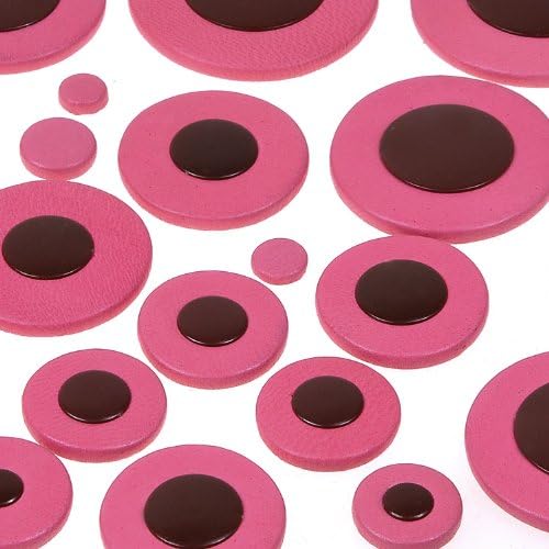 8sets of 25pcs Pink Leather Pads Saxophone Pads Accessories for Alto Saxophone