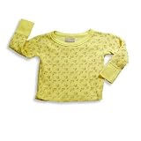Gold Rush Outfitters - Girl Long Sleeve Floral Thermal Top, Yellow