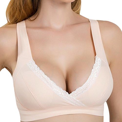 Women's Soft Cup Nursing Maternity Flesh Bra - 75