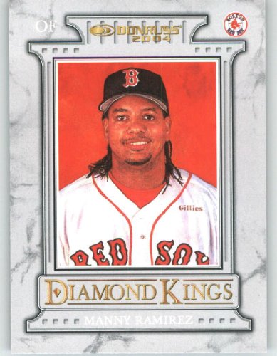 2004 Donruss #14 Manny Ramirez DK - Boston Red Sox (Diamond Kings - Short Print)(Baseball Cards)