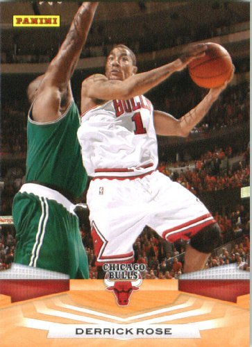2009 /10 Panini NBA Basketball Card # 54 Derrick Rose Chicago Bulls Mint Condition- Shipped In A Protective ScrewDown Display Case!