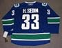 HENRIK SEDIN Vancouver Canucks REEBOK RBK Premier Home NHL Hockey Jersey, LARGE