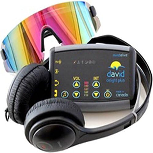 Mind Alive DAVID Delight Plus, Best value for money Light and Sound Device for Relaxation, Calm your Mind, Sleep well, Boost your Mood, Stay focused. Best Cognitive Enhancement Device