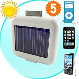 Solar Battery Charger for iPhones, iPods, and USB Devices