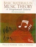 Basic Materials In Music Theory: A Programed Course