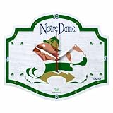 NCAA Notre Dame Fighting Irish High Definition Clock Leprechaun
