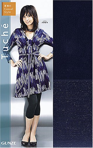 Cover image : グンゼ Tuche 加藤夏季CasualStyle 裾ラメボーダー 【レギンス7？10分丈】 M？Lサイズ TUF34F