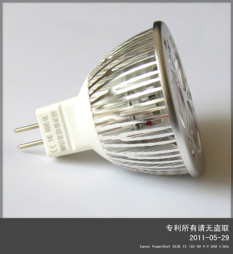 Dimmable E26 A60 Standard Household Base 50 Watt Incandescent Light Bulb Replacement with a 6 Watt Led, Warm White By Ledwholesalers, 1012ww