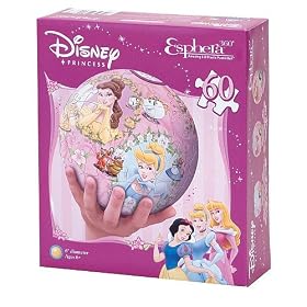 Disney Princess Esphera 3-D 60-Piece Plastic Puzzle Ball by Puzzle