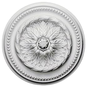 15 3/4"OD x 2"ID x 1 7/8"P Chester Ceiling Medallion