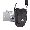 Duragadget High Quality Camera Case for Panasonic LUMIX DMC-TZ20, TZ18, TZ10, TZ8 and FS16 - Black