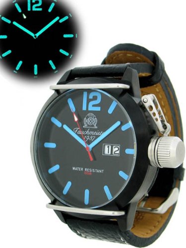 Tauchmeister T0168 XL Black Military Dive Watch Tauchmeister T0168 XL Black Military Dive Watch
