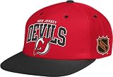 New Jersey Devils Mitchell & Ness Arched Logo Retro Vintage Snap Back Hat