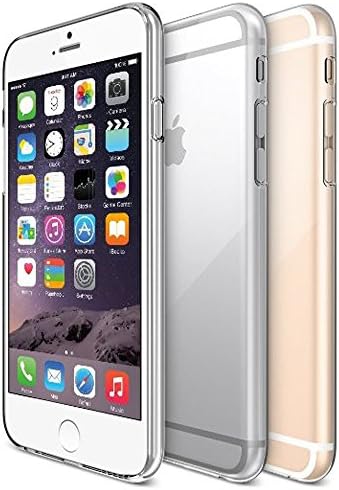 iPhone 6 Plus/6s Plus Case, Lubar [Liquid Skin] [0.4mm Ultra Clear] Soft Flexible Extremely Thin Gel TPU Transparent Skin Scratch-Proof Case for iPhone 6/6s Plus(5.5 inch) - Clear