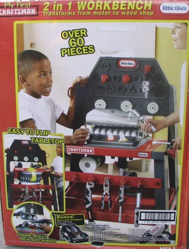 My First Craftsman 2 In 1 Workbench/Workshop/Little Tikes Workbench
