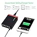 NewNow Portable 6 Port USB Wall Charger Travel Adapter Desktop Tablet Charging Station for iPhone iPad Samsung Galaxy Nexus HTC Mobiles, Tablets -Black