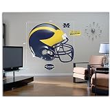 Michigan Fathead NCAA Helmets