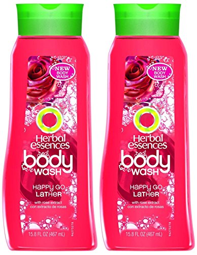 Herbal Essences Happy Go Lather Body Wash - Rose Extract - 15.8 oz - 2 pk