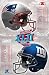 Super Bowl XLII (New England Patriots & New York Giants) White Wood-Mounted Sports Poster Print - 24