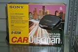 Sony Compact Car Discman ESP CD Player (Black) D-835K