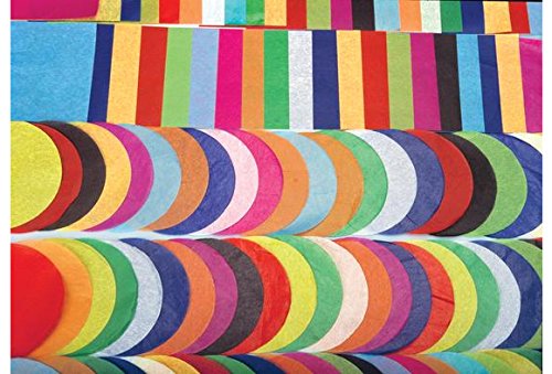Premium Tissue Paper Squares (480 Large Circles - 4 Inches)
