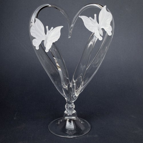 Butterfly Butterflies Wedding Cake Topper of Blown Glass GuilhermeBarbosadee02