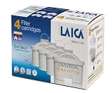from LAICA, Bi-flux LAICA - Bi-flux 4 Pack UNIVERSAL CARTRIDGES (MADE IN ITALY) - FITS* MOST BRITA MAXTRA JUGS (Model F4M)