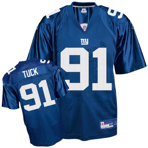 Reebok New York Giants Justin Tuck Replica Jersey Large