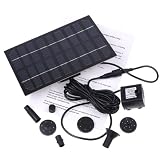 TOMTOP 1.8W 9V New Solar Brushless Pump For Water Cycle/Pond Fountain/Rockery Fountain