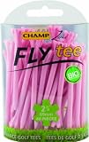 Champ Zarma - 92525 - Fly Tee 69 mm - Tees de golf (lot de 40) - Rose